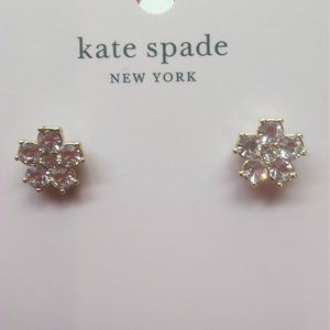 Kate Spade New Rhinestone Flower Earrings